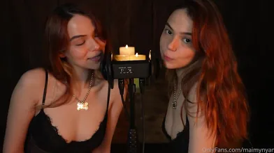 Maimy ASMR Hot Twins Nipple Slip Video Leaked