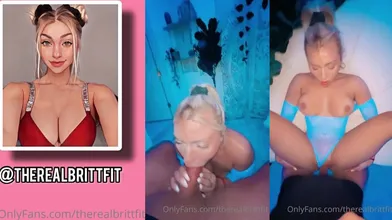 Therealbrittfit Hardcore Fuck Cumshot Onlyfans Video Leaked