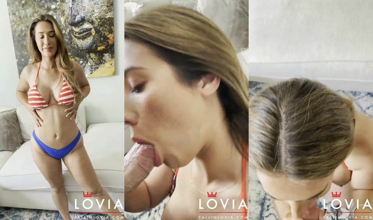 Eva Lovia Deepthroat Blowjob Cumshot Video Leaked