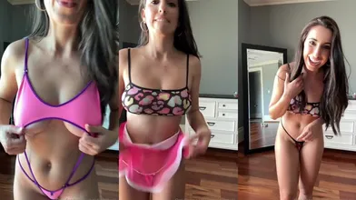 Christina Khalil Swimwear Micro Bikini OnlyFans Video Leaked