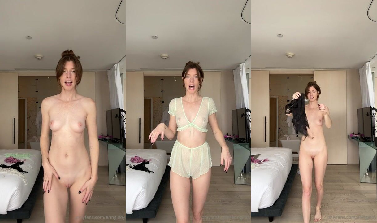 Erin Gilfoy September 2023 Lingerie Try-On OnlyFans Video