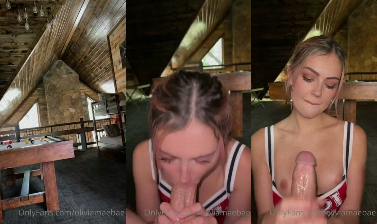 Olivia Mae Cheerleader Blowjob Cum Video Leaked