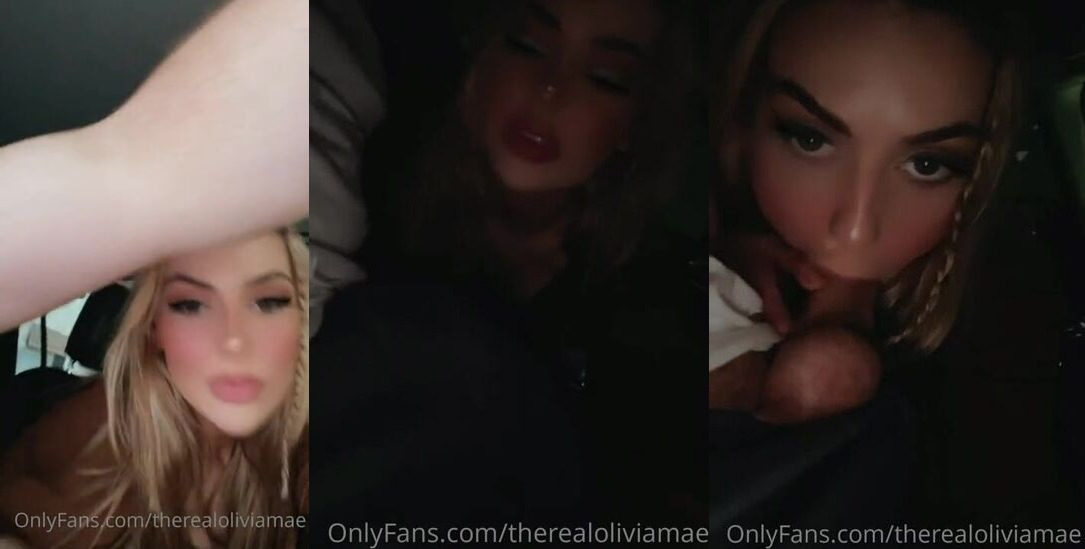 Olivia Mae POV Car Blowjob Onlyfans Video Leaked