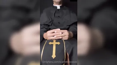 ScarlettKissesXO Nun Cosplay Blowjob Video Leaked