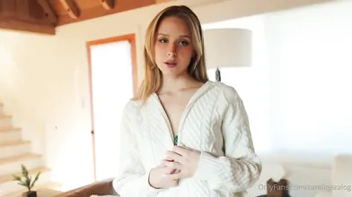 Caroline Zalog POV Christmas See Through Video Leaked