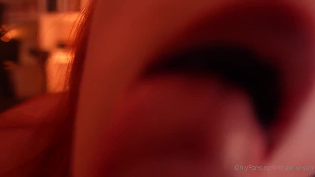 Maimy ASMR Close Up Licking You Onlyfans Video Leaked