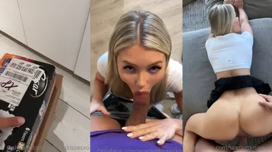 ScarlettKissesXO Sucks And Fucks FedEx Delivery Guy Video Leaked