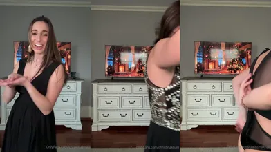 Christina Khalil New Year’s Eve Outfits Try-On Video Leaked