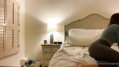 Christina Khalil Nude Changing Clothes Video