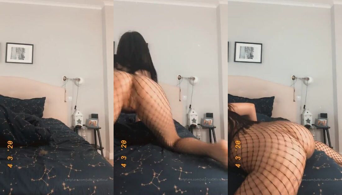 Julia Tica Twerking Fishnet Lingerie Video Leaked