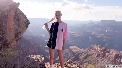 Eva Elfie Canyon Adventure Sex OnlyFans Video Leaked