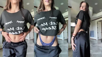 Christina Khalil Thong Strip Dance Onlyfans Video Leaked