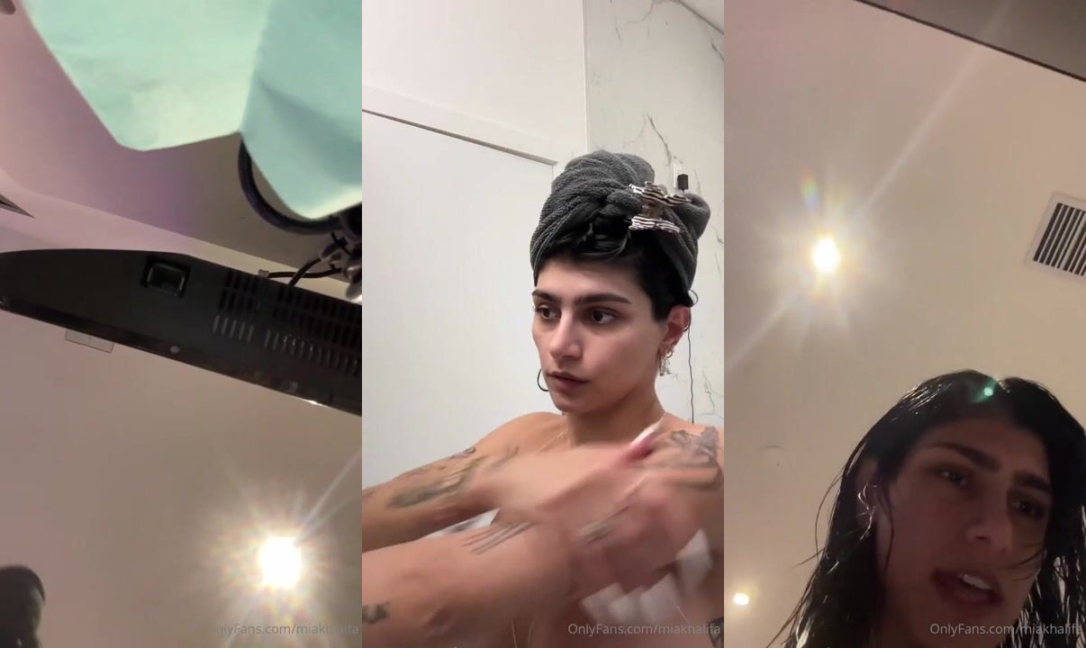 Mia Khalifa Nude Dressing After Shower OnlyFans Video