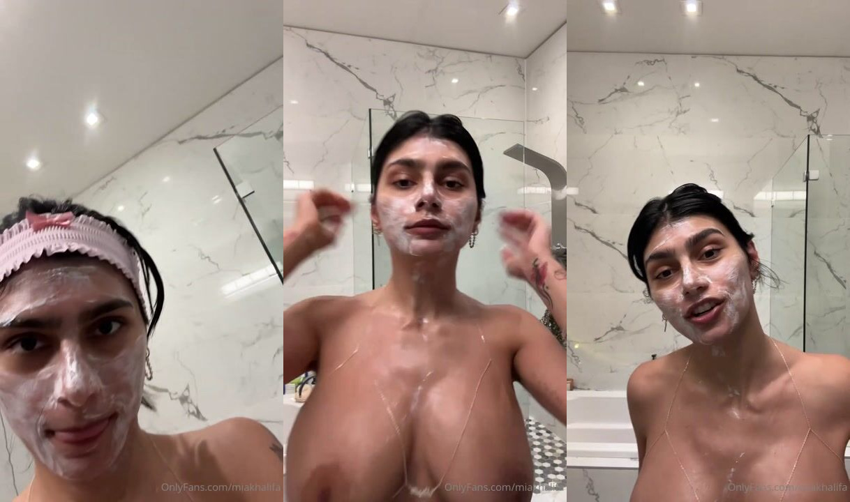 Mia Khalifa Nude Shower Prep Part 2 OnlyFans Video Leaked