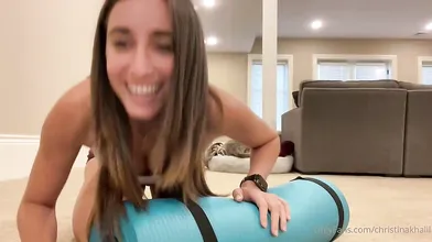 Christina Khalil Yoga Stretching Onlyfans Video Leaked