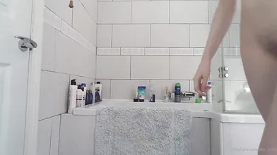 Allie_nsfw Nude Bathroom Boob Play Onlyfans Video Leaked