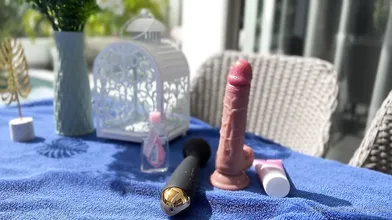 Solazola Masturbates With Her Dildo And Vibrator