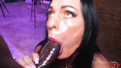 Nadine Kerastas' HD BBC Shower Sex Encounter