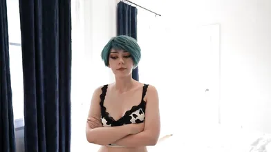 Leaked Blue Haired Zoeybangs' Intense Pounding Action