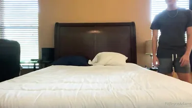 Bryce Adams Enjoys Pleasing Two Cocks At Once