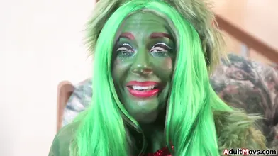 The Grinch Joanna Angel Rubs Herself While Watching Alby Rydes Having Sex
