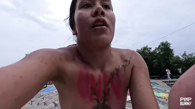 Naked Skating At The Skatepark
