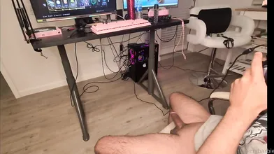 Cherrybarbie1 Rides Her Gamer BF's Cock