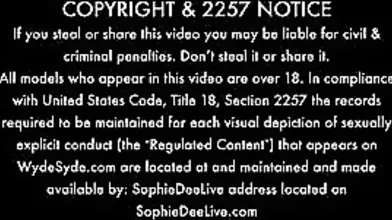 Sophie Dee And Savanna Santos Stroke Their Dildos
