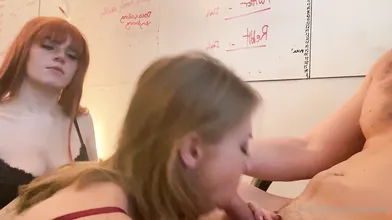 KatieDaisy & Her Friend Share A Cock