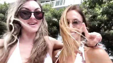 Lesbian Threesome with Bryce Adams and Nofacemom77