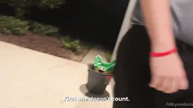 Pizza Delivery Guy and Bryce Adams' Outdoor Fun
