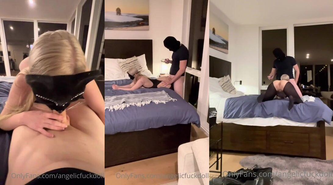 Angelicfukdoll's Steamy Encounter with a Masked Thief
