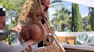 Vittoria Divine's Steamy Hammock Sex Session