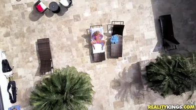 Riley Star's Steamy Poolside Encounter with the Pool Guy