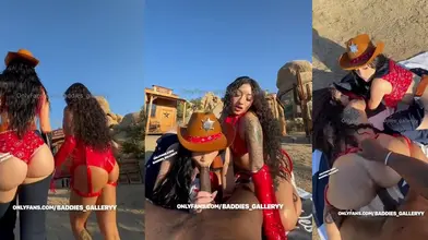 Auhneesh Nicole & Omg_Honey Share Outdoor BBC