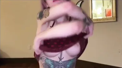 Alltimelody's Intense Purple Hair Face Fucking Session