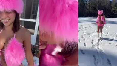 Veronica Perasso's Outdoor Blowjob in the Snow