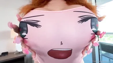 Nia Bleu Tittyfucks and Humps Hard Cock Intensely