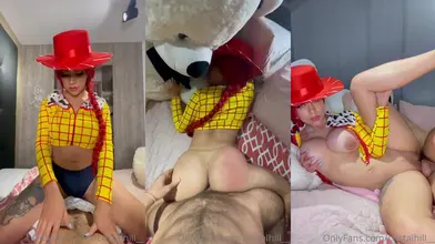 Waifu Cristal's Steamy Cowgirl and Blowjob Adventure