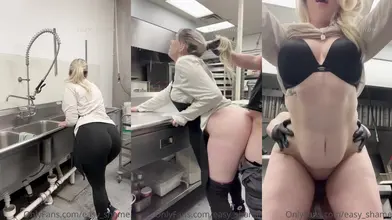 Eevie Aspen Drilled in Restaurant Kitchen Scene