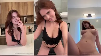 Brandy Gordon's Striptease and Big Boobs Play