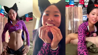 MichelleFromChina18Yes Fucked with Tailplug POV