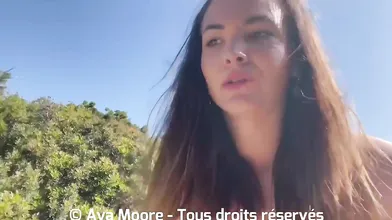 AvaMoorex Blowjob by the Beach