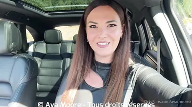 AvaMoorex Dildo Play in the Woods