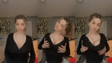 Kira Pregiato Bouncing Her Big Natural Tits