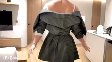 Iris Rodriguez Secretary Gets Banged by Boss