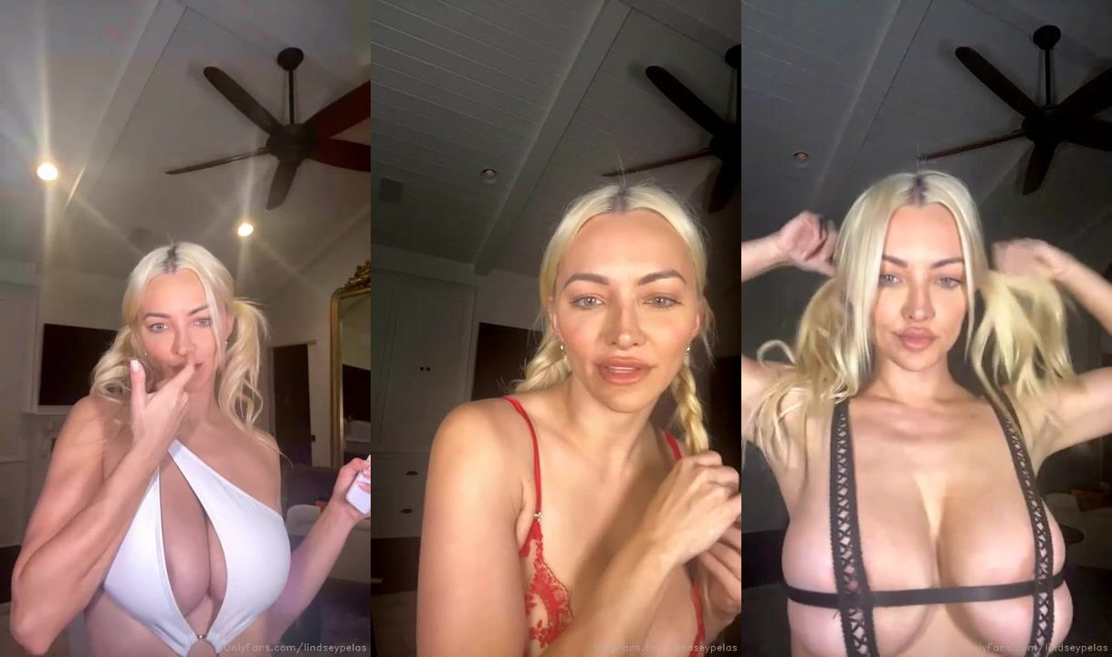 Блондинка Lindsey Pelas соблазняет в сексуальной одежде