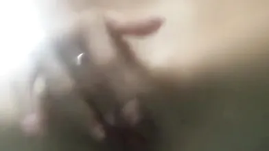 Stefanie Knight Touches Her Pussy In Closeup