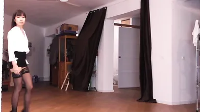 Desperate Littlesubgirl Stuffs Her Throat With A Big Dildo