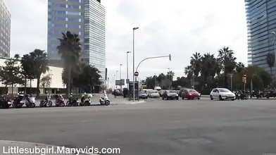 Exhibitionist Littlesubgirl Flashes Her Goodies In Public
